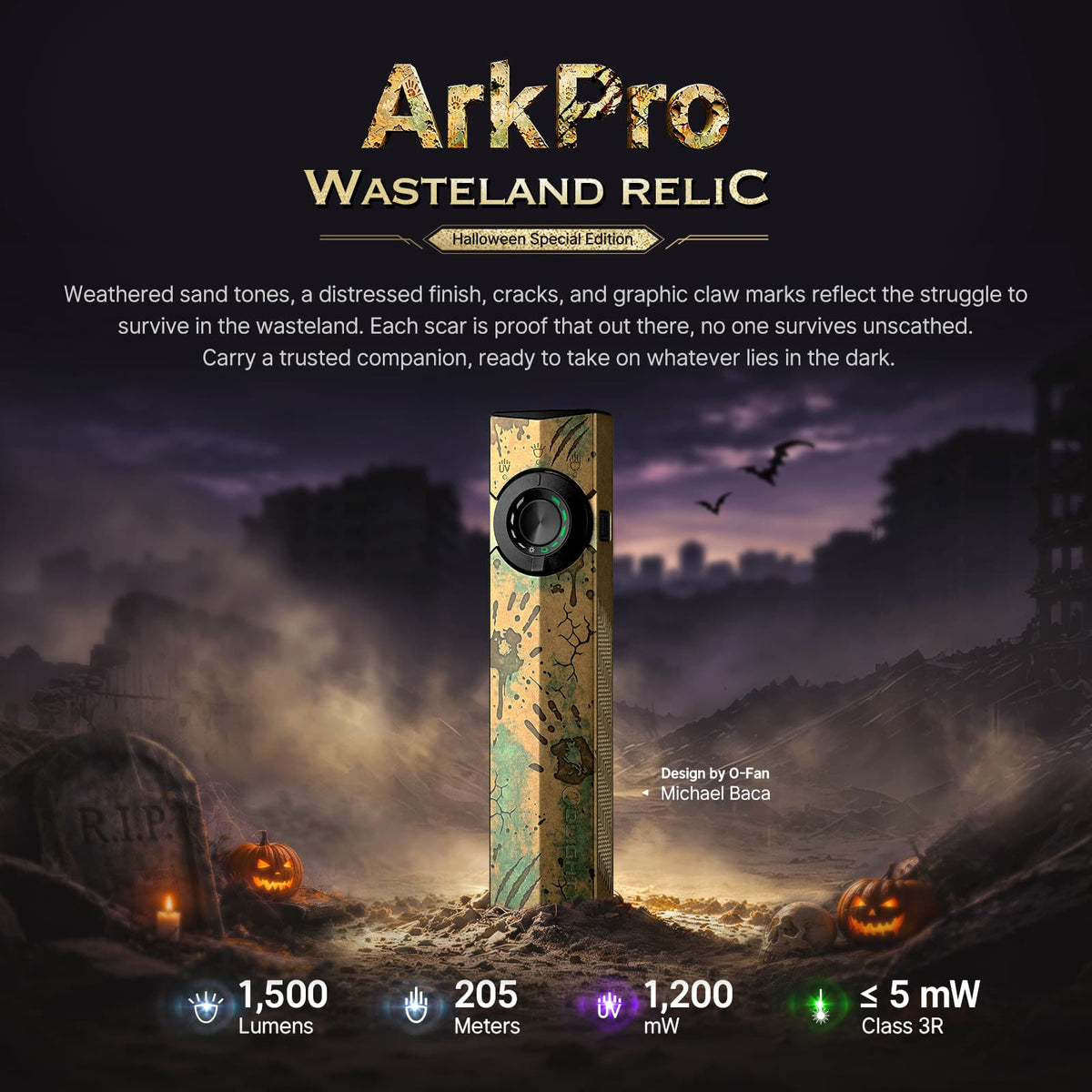 OLIGHT ArkPro (Wasteland Relic CW)