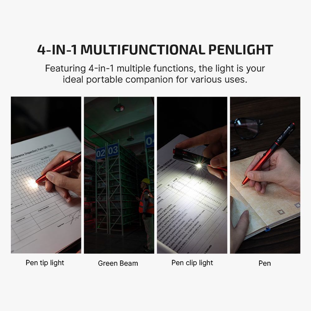 OLIGHT O'Pen 3 (Midnight Red)