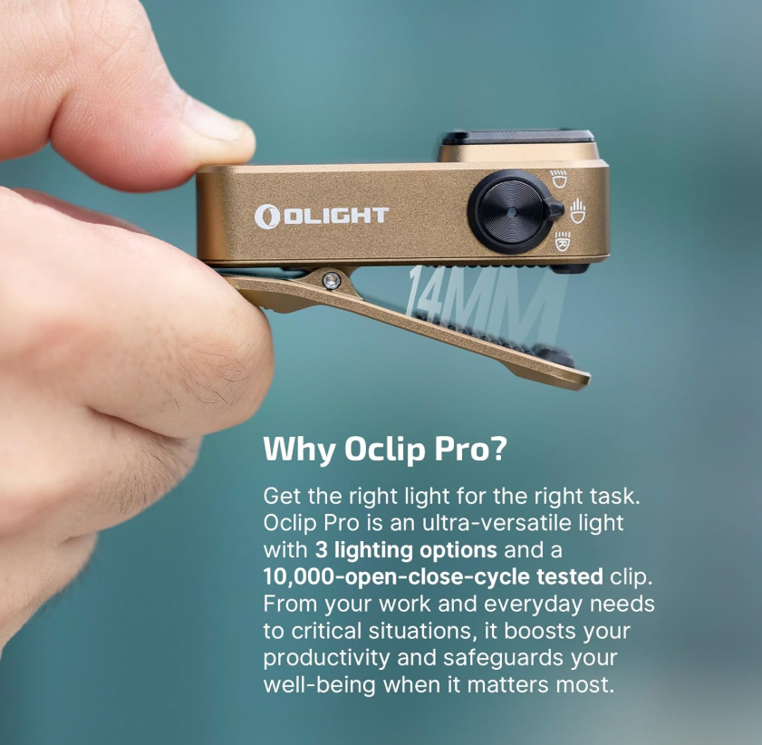 OLIGHT Oclip Pro EDC (Ancient Script)