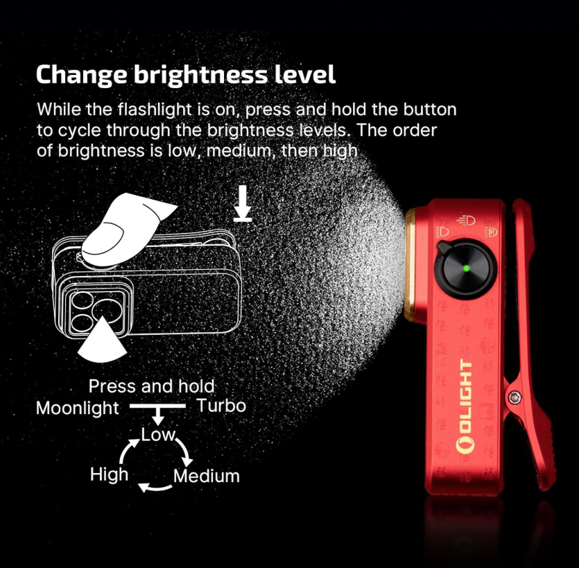 OLIGHT Oclip Pro EDC (Fortune Snake Special Edition)