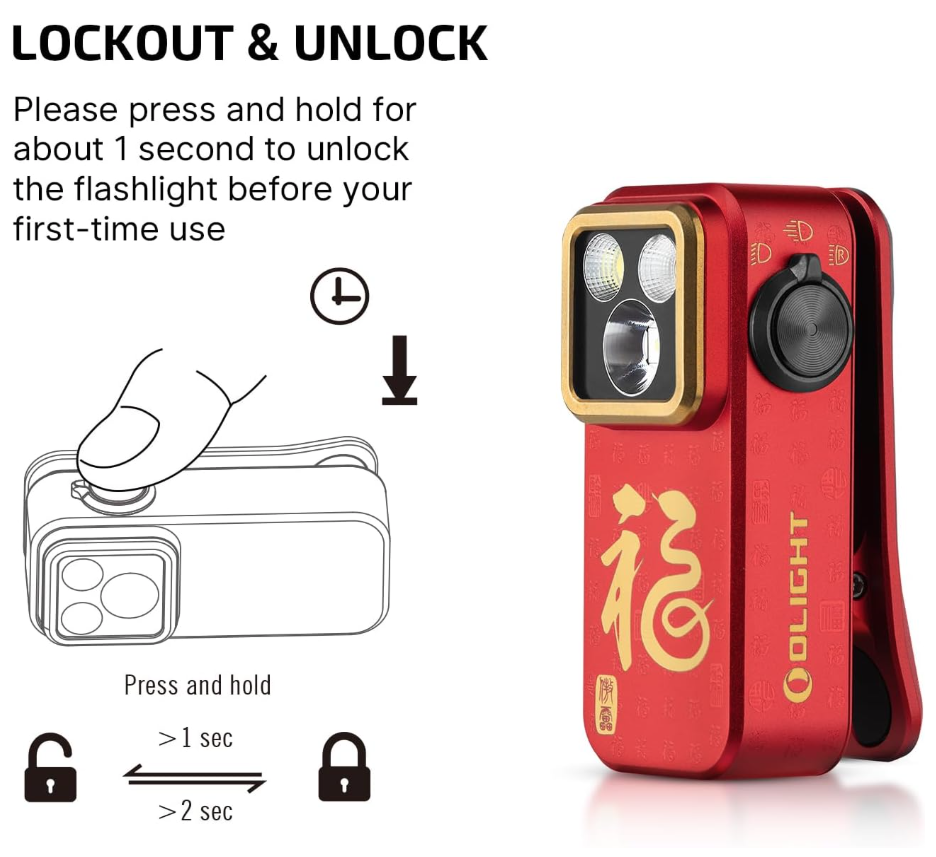 OLIGHT Oclip Pro EDC (Fortune Snake Special Edition)