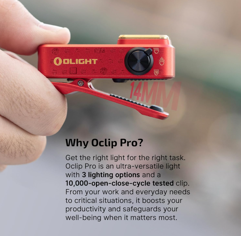OLIGHT Oclip Pro EDC (Fortune Snake Special Edition)