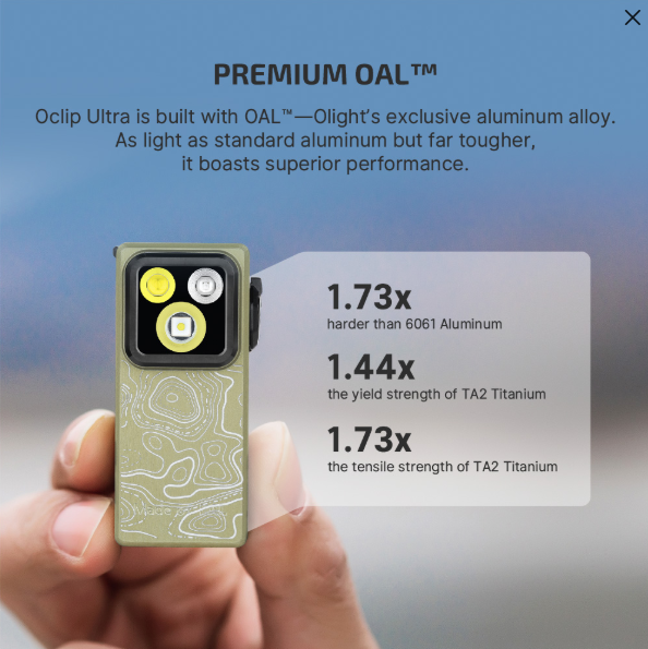 OLIGHT Oclip Ultra EDC (Olive TOPO)