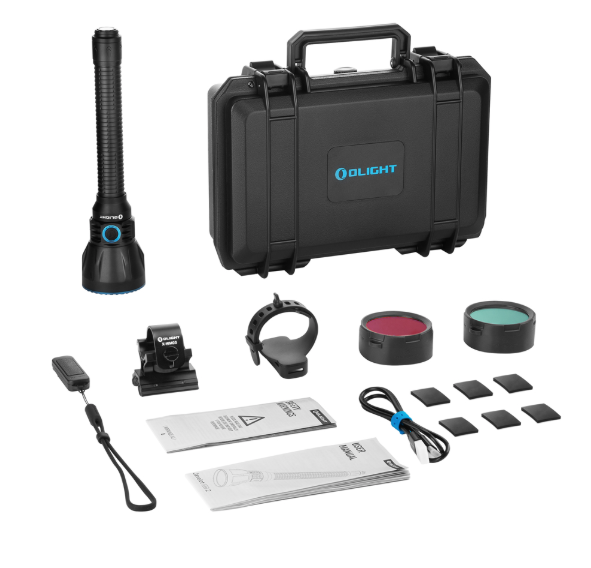 OLIGHT Javelot Turbo 2 1500m Long-Range Flashlight (Black-Premium)