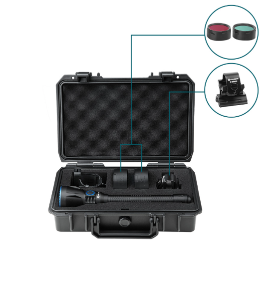 OLIGHT Javelot Turbo 2 1500m Long-Range Flashlight (Black-Premium)