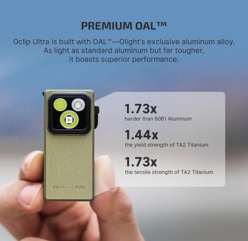 OLIGHT Oclip Ultra EDC (Olive Green)