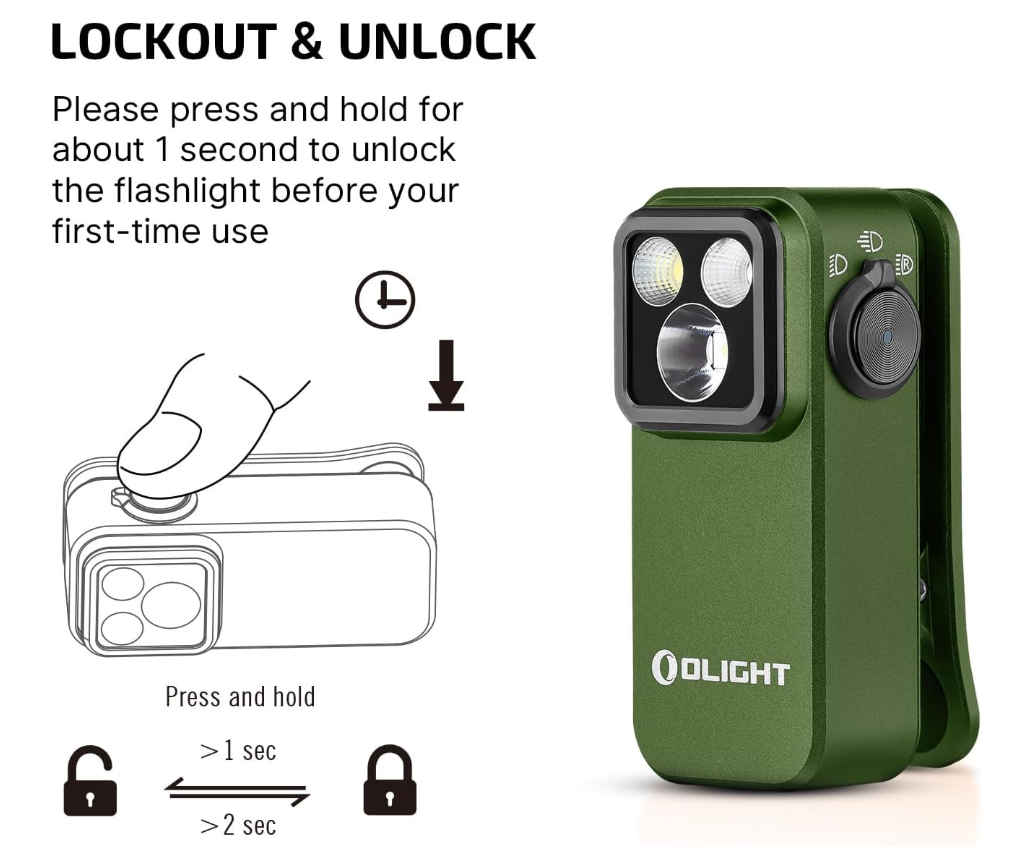OLIGHT Oclip Pro EDC (OD Green)