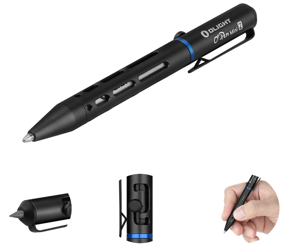 OLIGHT O'Pen Mini 2 Portable Ballpoint Pen (Black)