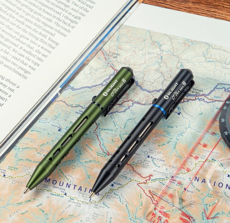 OLIGHT O'Pen Mini 2 Portable Ballpoint Pen (Black)
