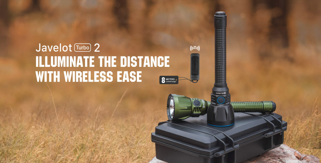 OLIGHT Javelot Turbo 2 1500m Long-Range Flashlight (Black-Premium)