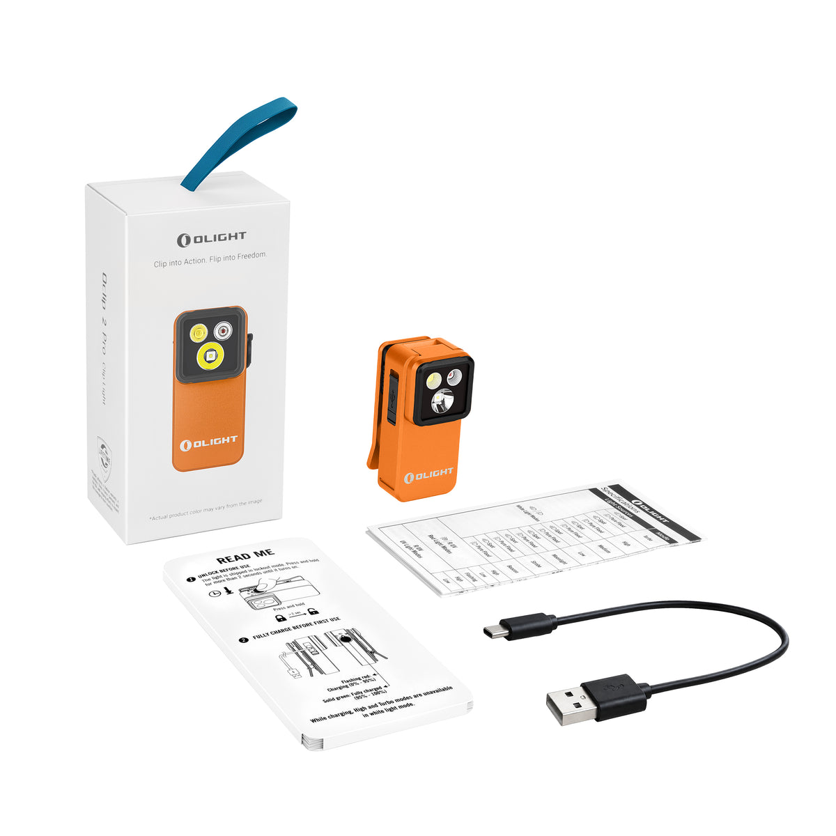 OLIGHT Oclip 2 Pro (Orange)