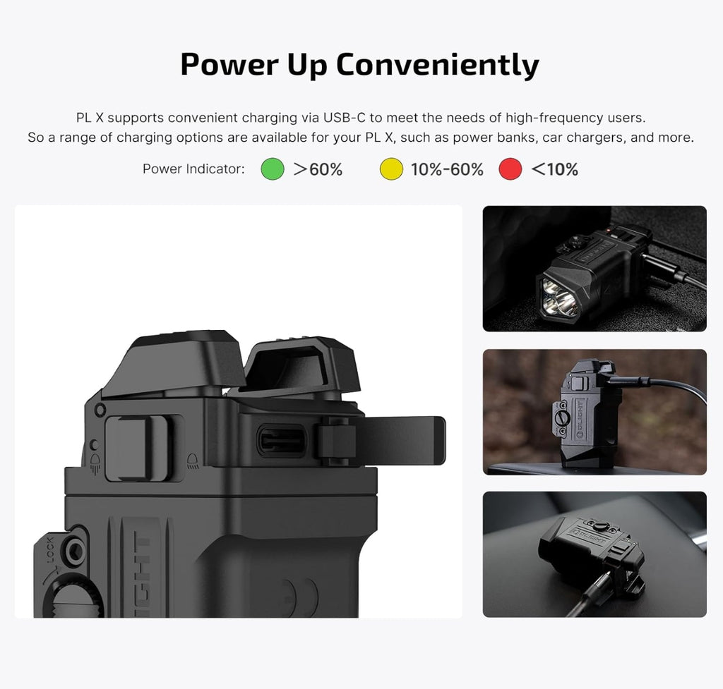 OLIGHT PL X Tactical Flashlight (Matte Black)