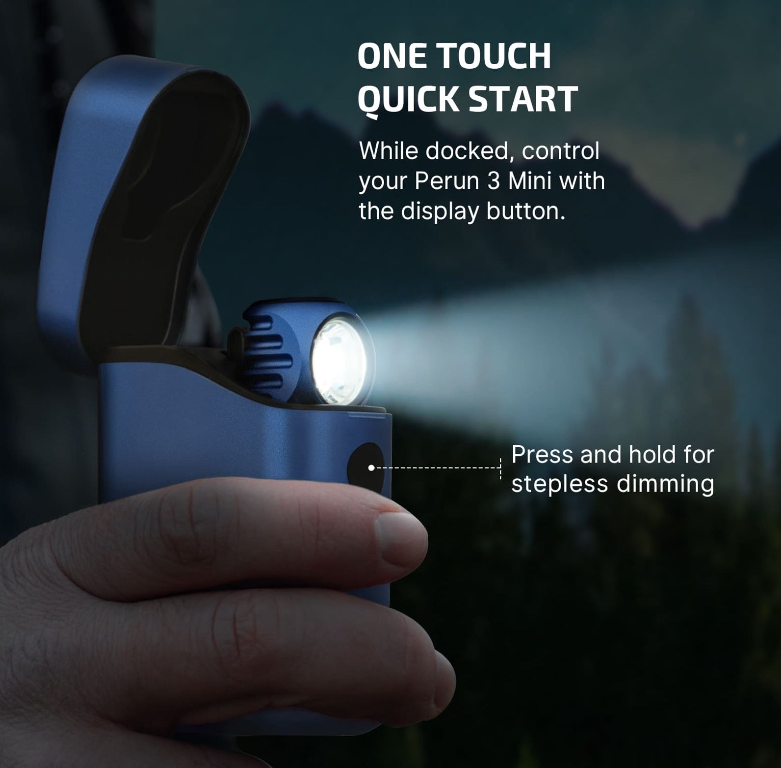 OLIGHT Perun 3 Mini Premium Headlamp (Midnight Blue)