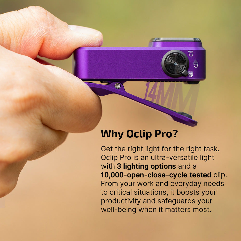 OLIGHT Oclip Pro EDC (Purple)
