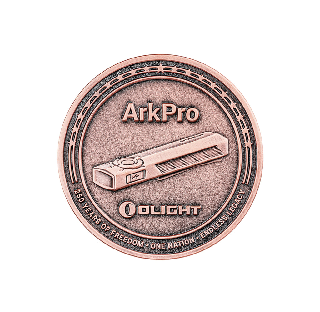 OLIGHT ArkPro Liberty Lines | Limited Edition Flat EDC Flashlight