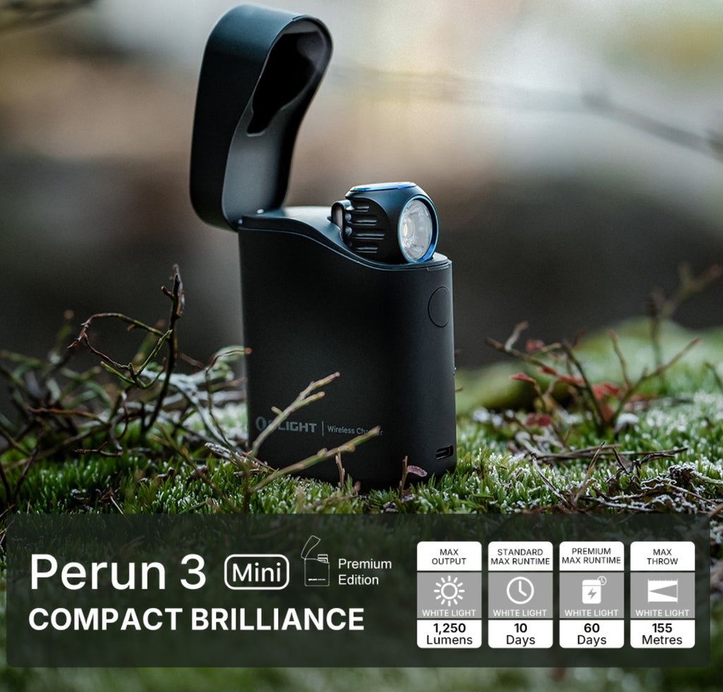OLIGHT Perun 3 Mini Premium Headlamp (Black)