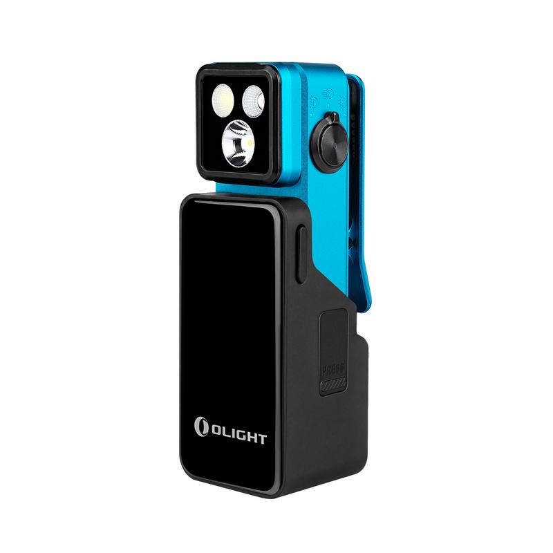 OLIGHT Oclip 2 Pro Rechargeable +Charging Dock (Tidal Blue)