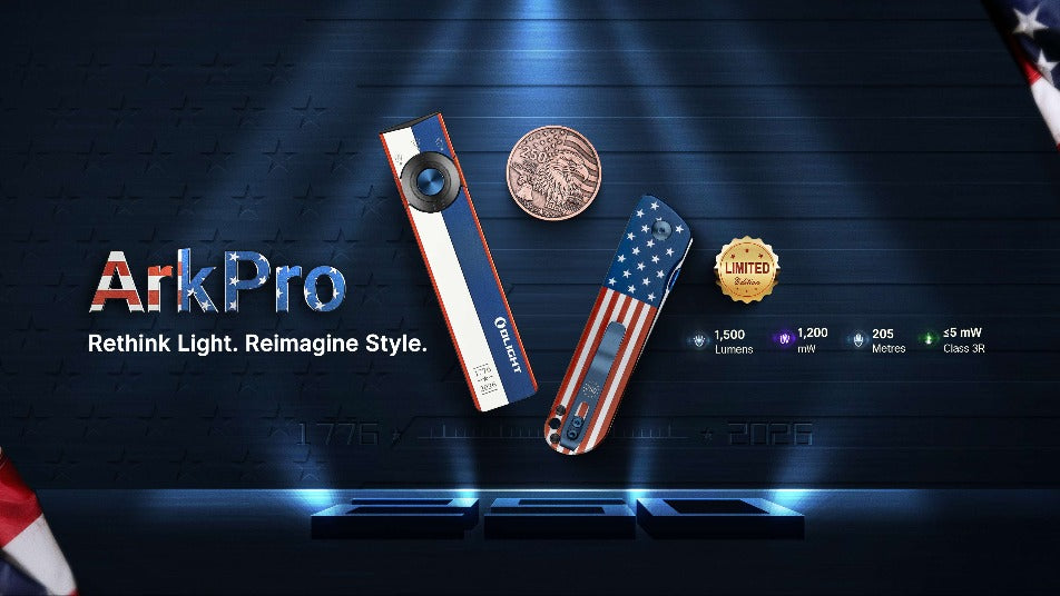 OLIGHT The Independence Duo | Limited Edition EDC Flashlight & Knife Bundle
