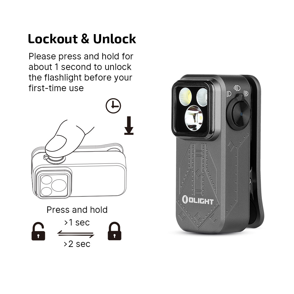 OLIGHT Oclip Pro EDC (Phantom Squadron)
