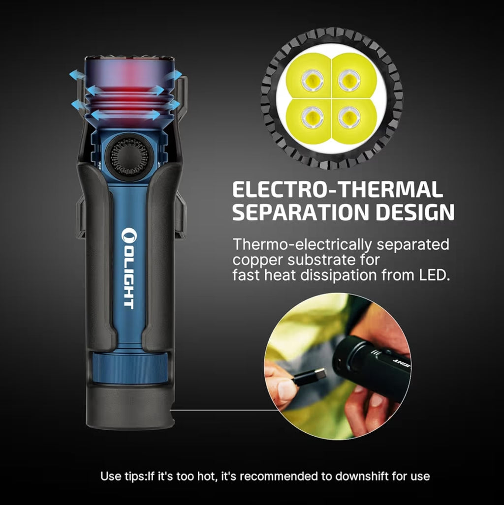 OLIGHT Seeker 4 Pro (Midnight Blue Cool White)