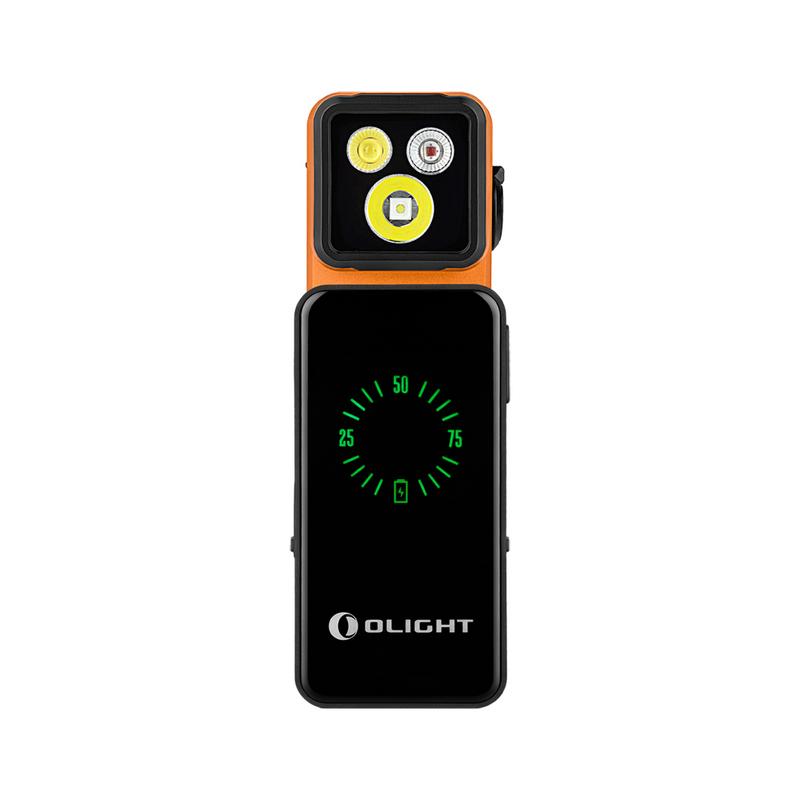 OLIGHT Oclip 2 Pro Rechargeable +Charging Dock (Orange)