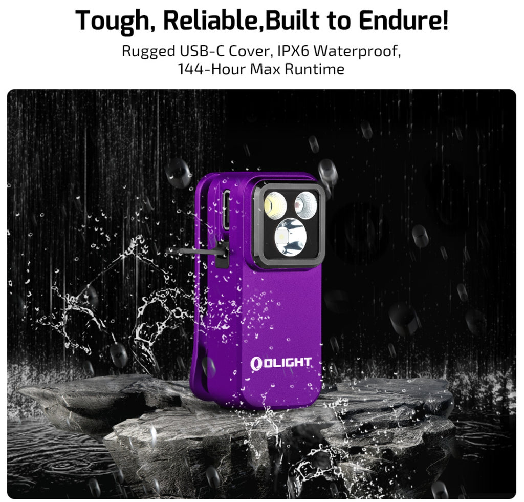 OLIGHT Oclip Pro EDC (Purple)