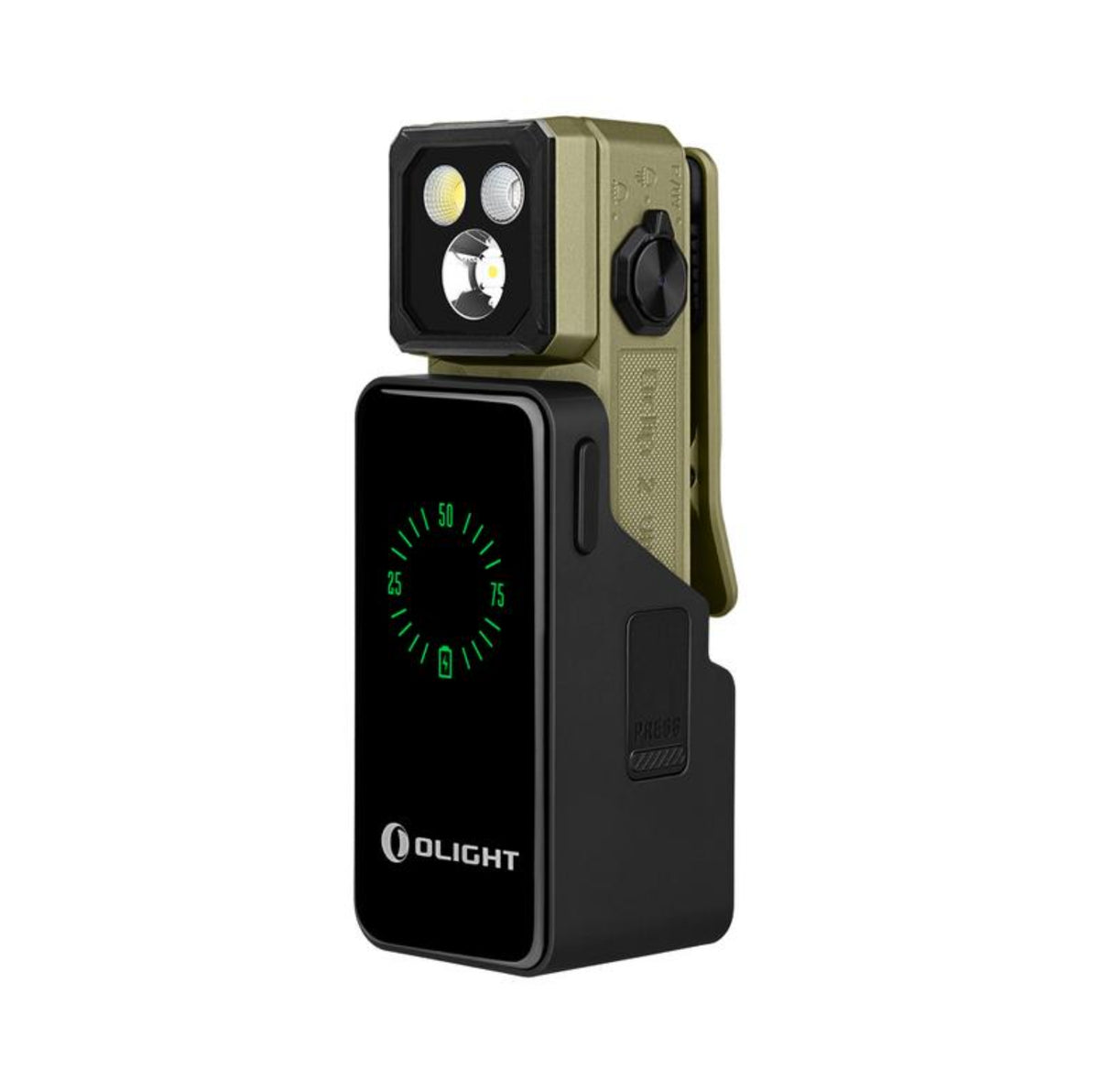 OLIGHT Oclip 2 Ultra & Premium Clip Flashlight (Olive Green)