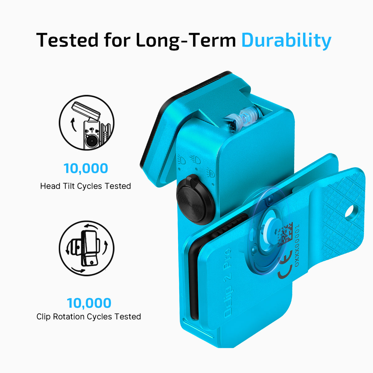 OLIGHT Oclip 2 Pro Rechargeable +Charging Dock (Tidal Blue)