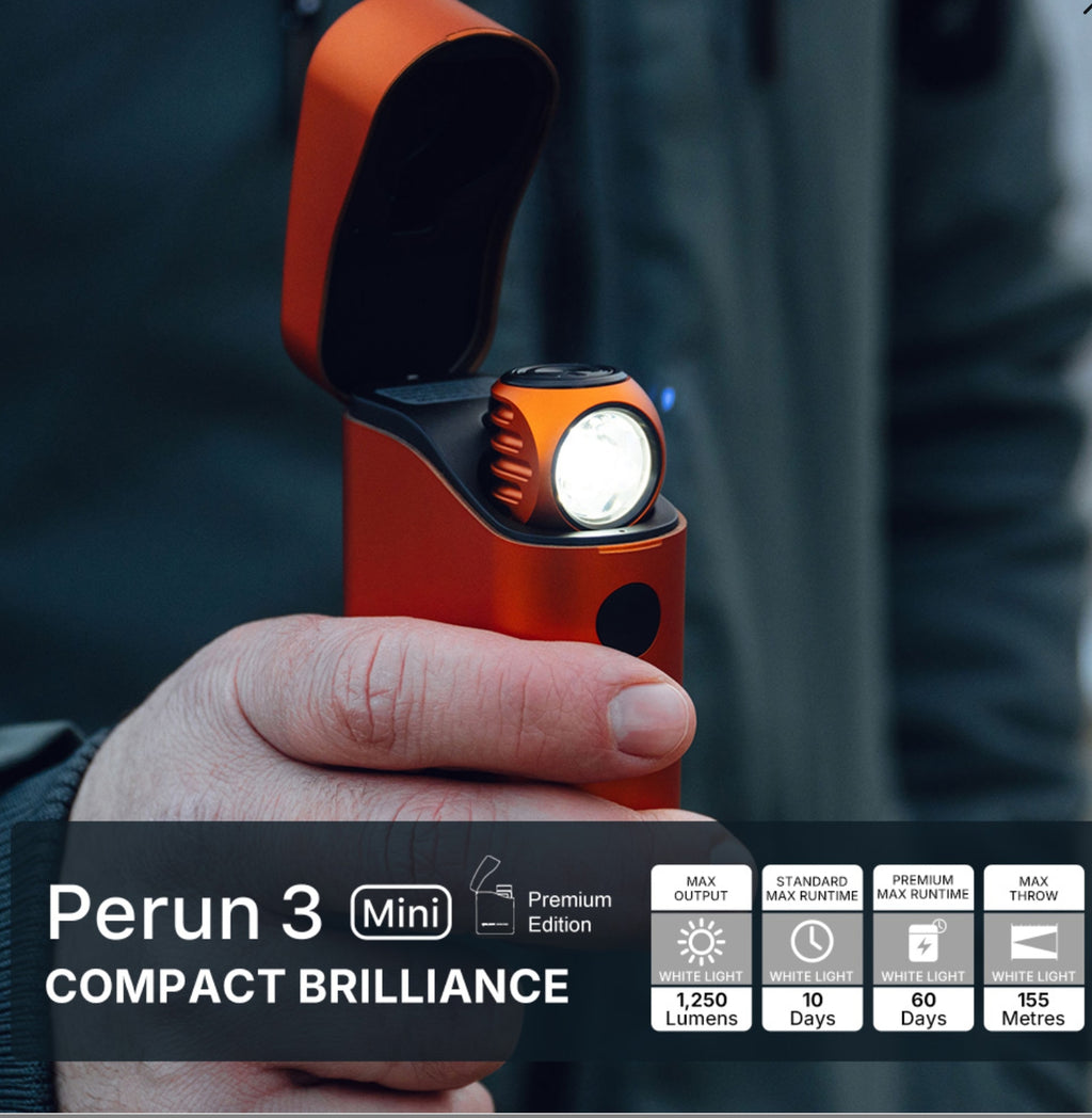 OLIGHT Perun 3 Mini Premium Headlamp (Orange)