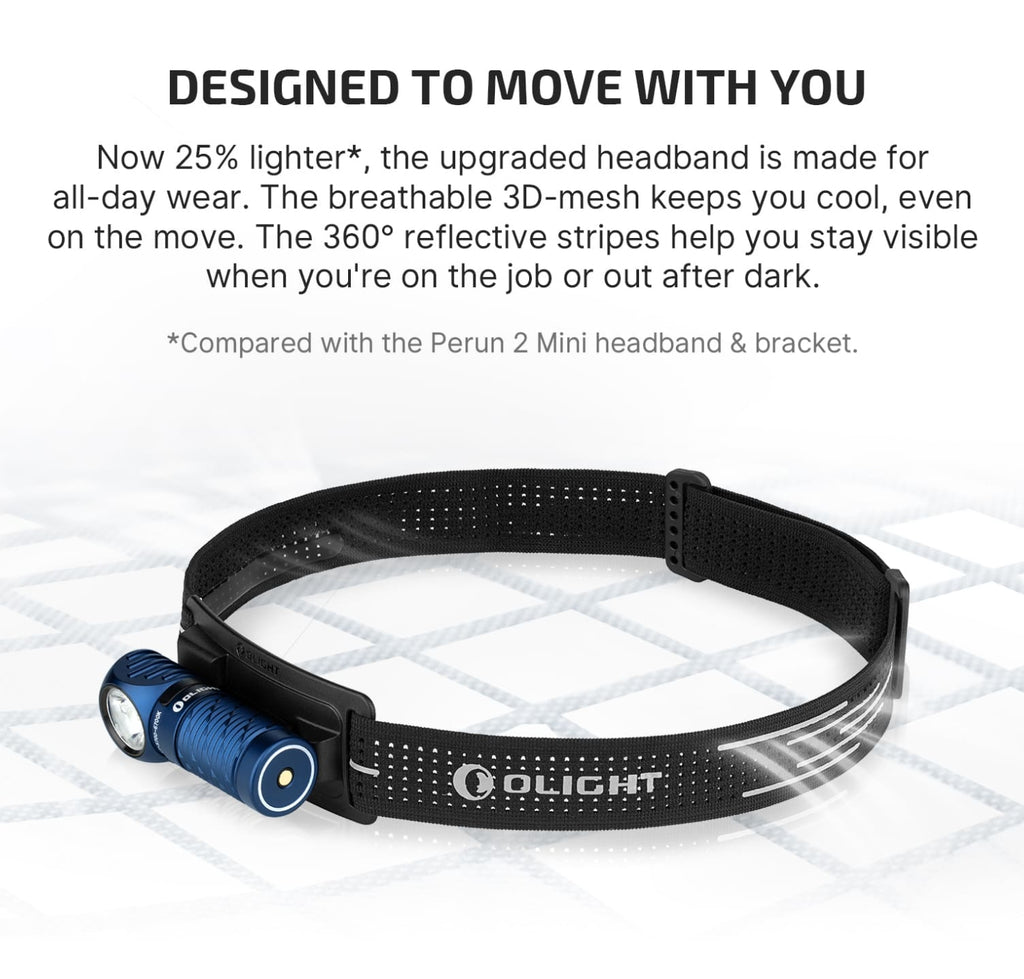 OLIGHT Perun 3 Mini Premium Headlamp (Midnight Blue)