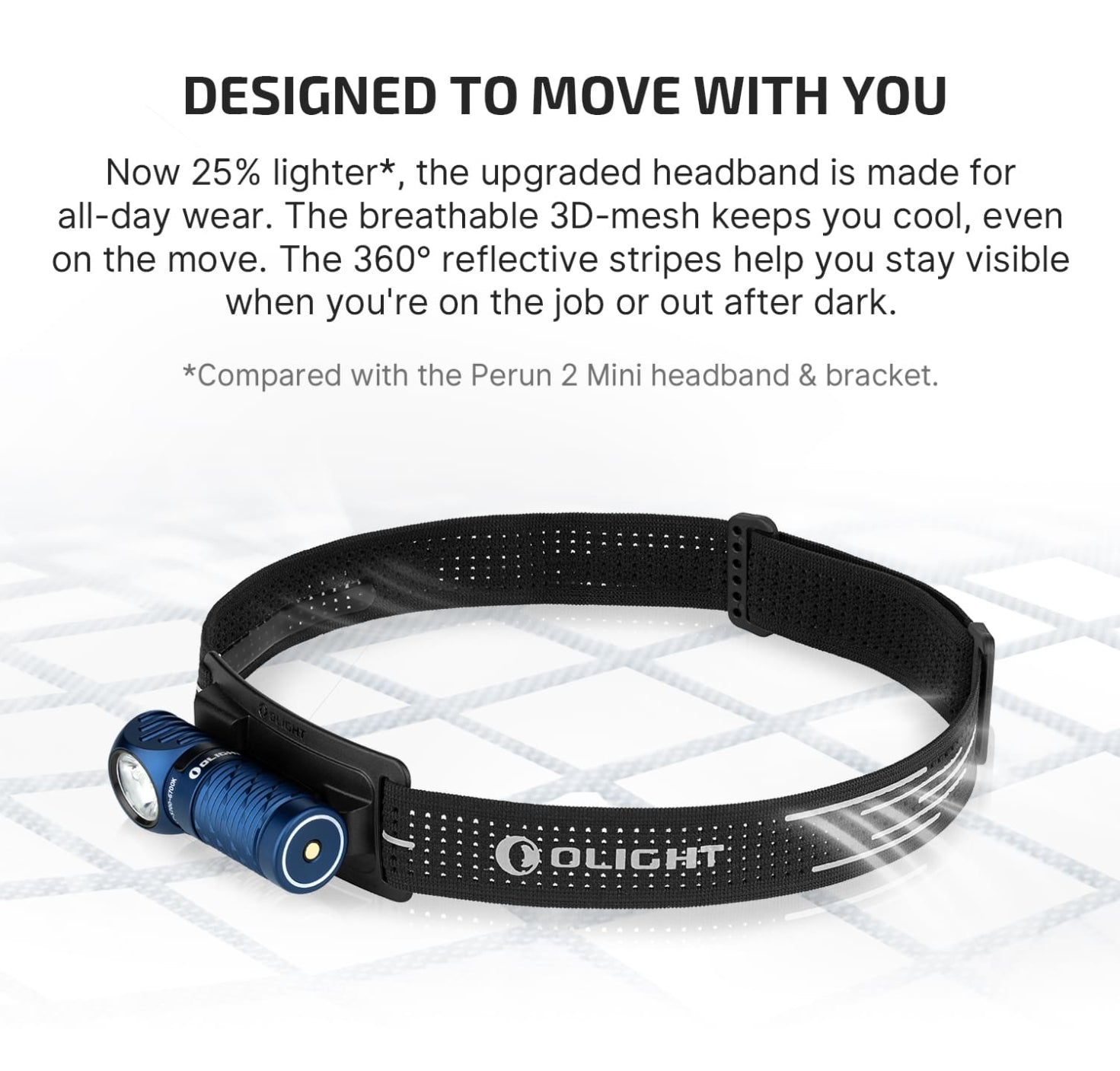 OLIGHT Perun 3 Mini Premium Headlamp (Midnight Blue)