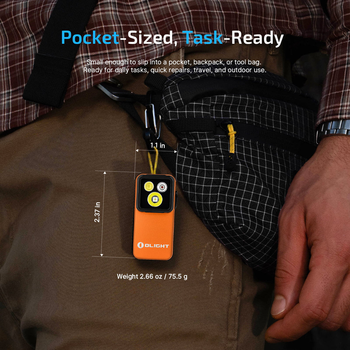 OLIGHT Oclip 2 Pro (Orange)