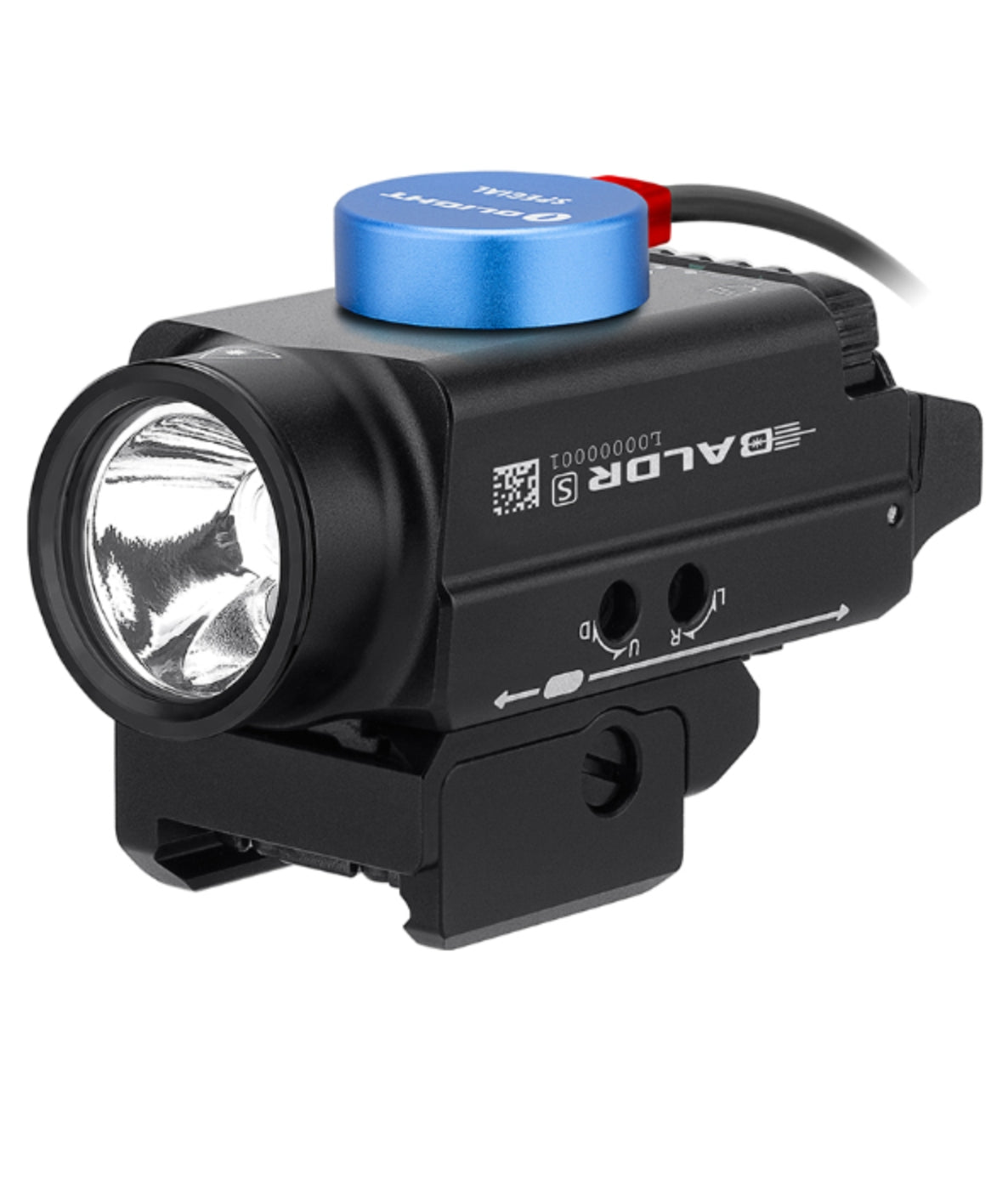 OLIGHT Baldr S 800 Lumens Compact Rail Mount Weaponlight with Green Beam