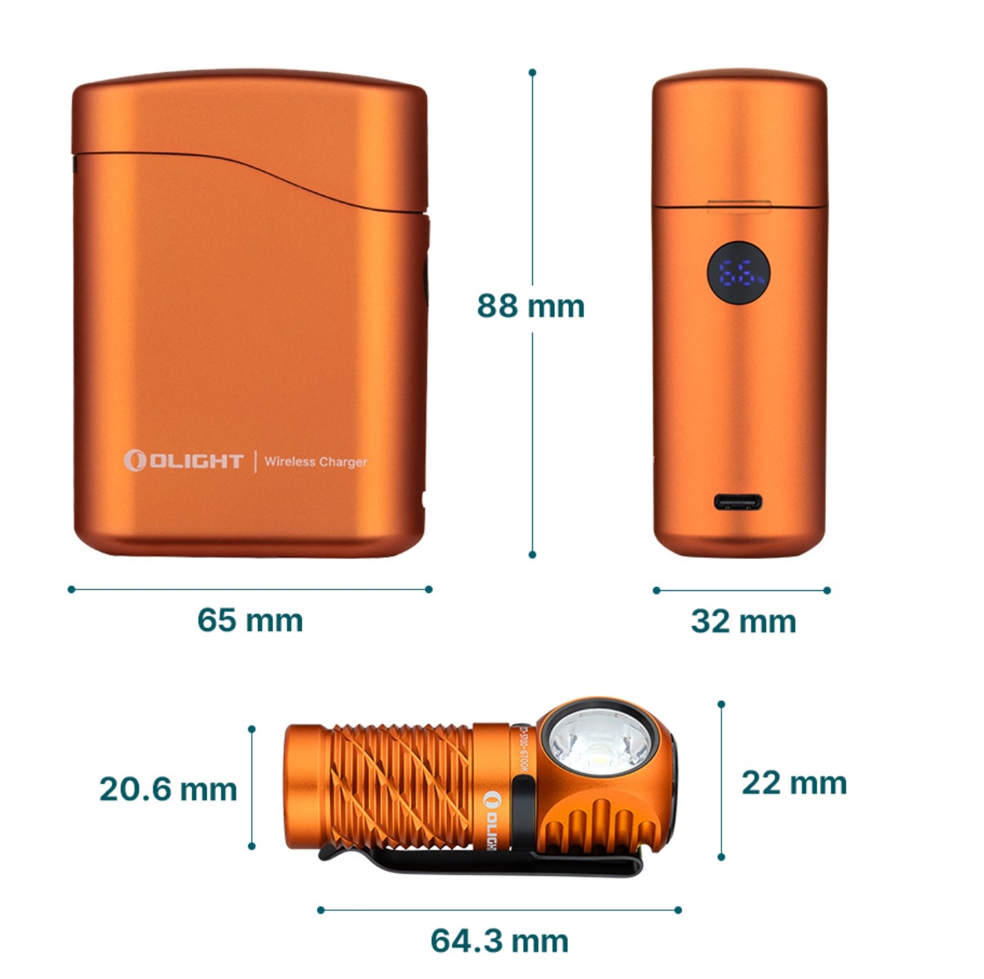 OLIGHT Perun 3 Mini Premium Headlamp (Orange)