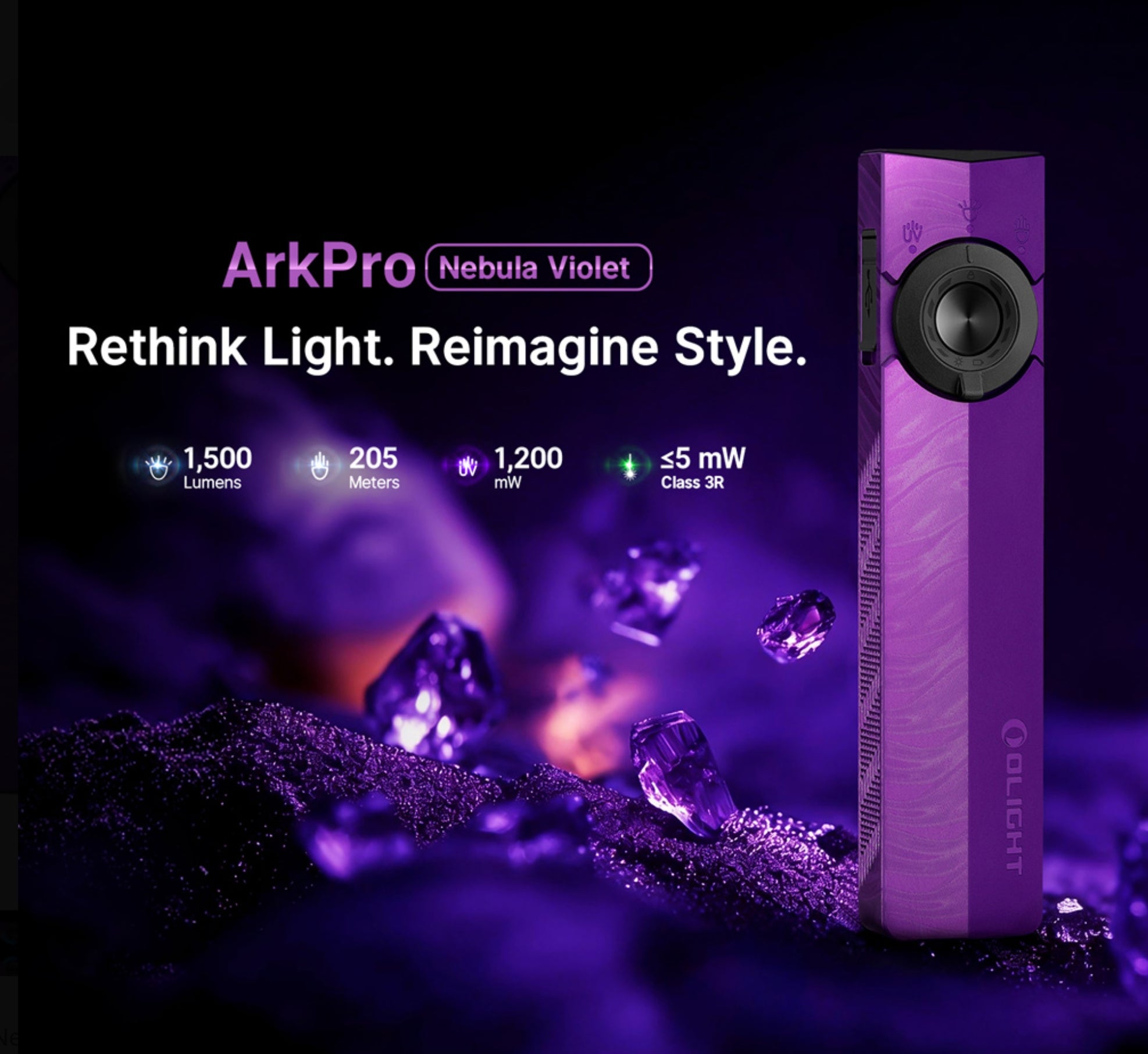 OLIGHT ArkPro (Nebula Violet)