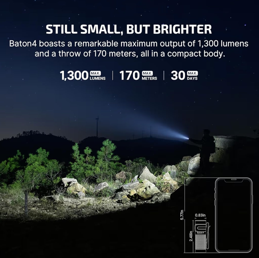 OLIGHT Baton 4 EDC (OD Green)