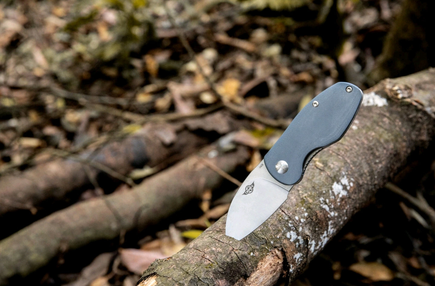 Olight Oknife Parrot Gray Folding Knife, 154CM Stainless Steel Blade, Micarta H