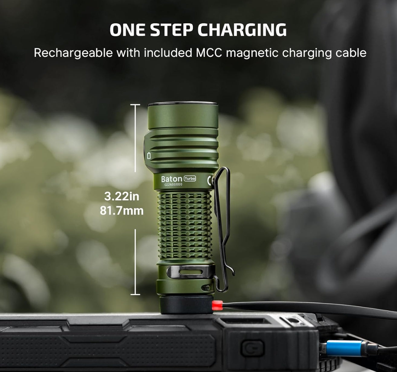 OLIGHT Baton Turbo EDC (OD Green)