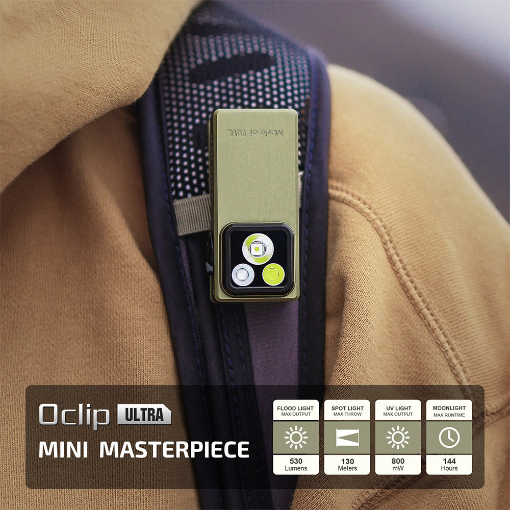 OLIGHT Oclip Ultra EDC (Olive Green)