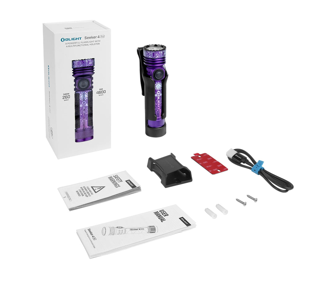 OLIGHT Seeker 4 Pro (Cyber Violet CW)