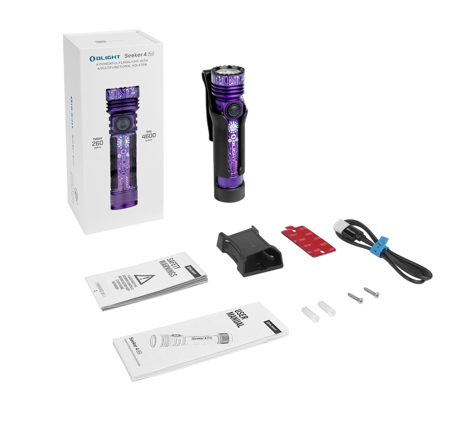 OLIGHT Seeker 4 Pro (Cyber Violet CW)