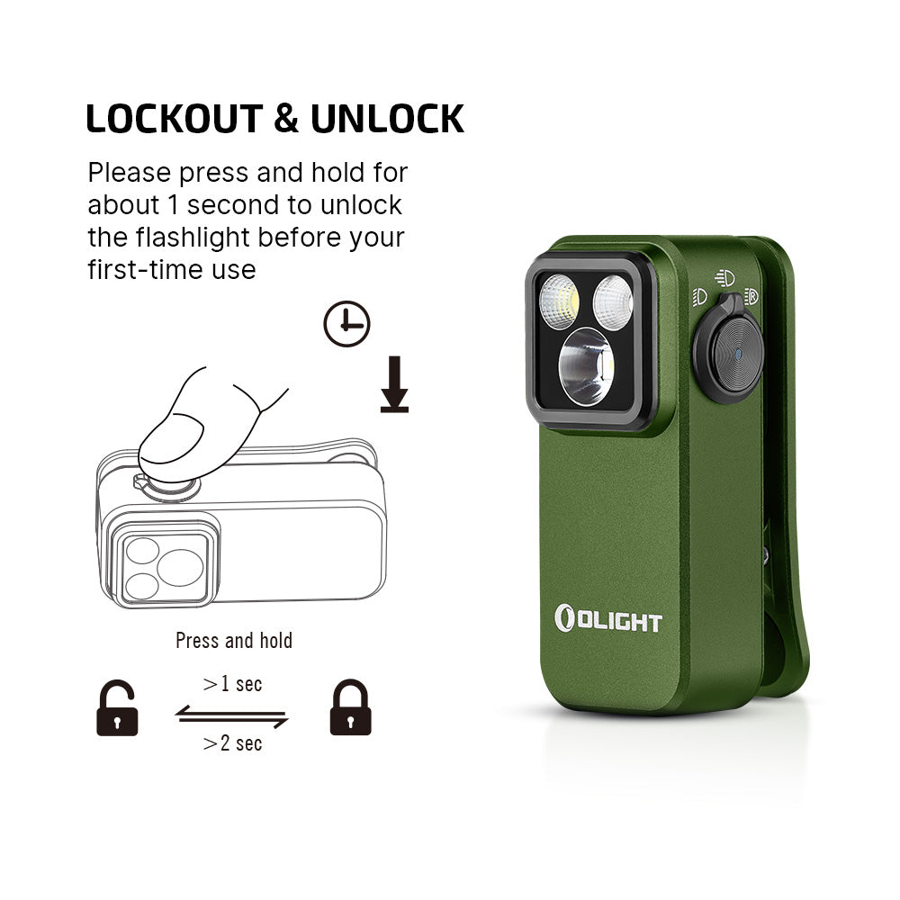 OLIGHT Oclip Pro EDC (OD Green)