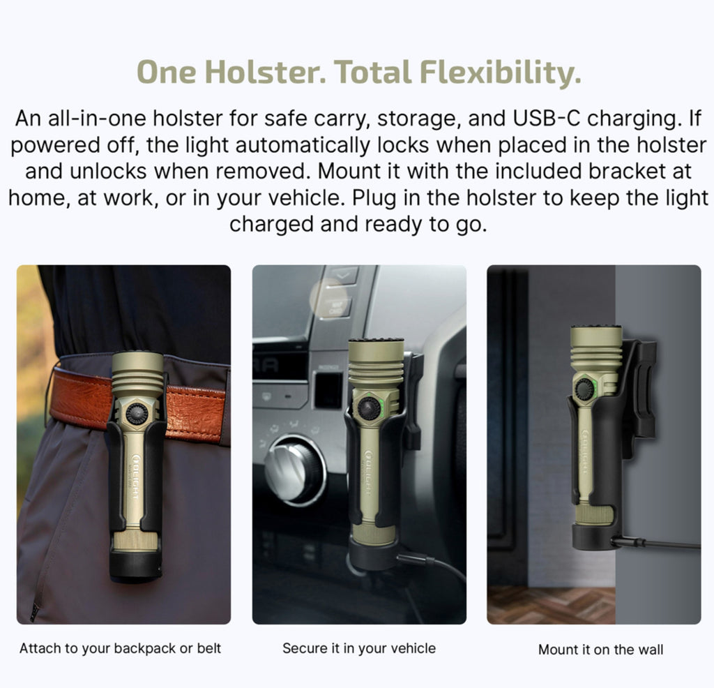 OLIGHT Seeker Ultra High Power Flashlight (Olive Green)