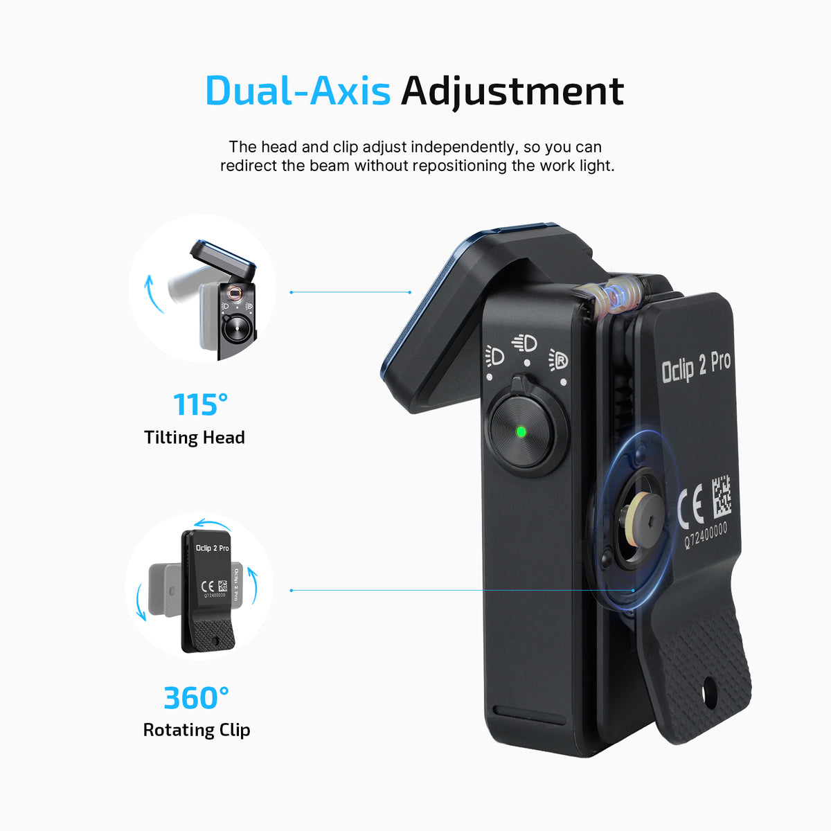 OLIGHT Oclip 2 Pro (Black)