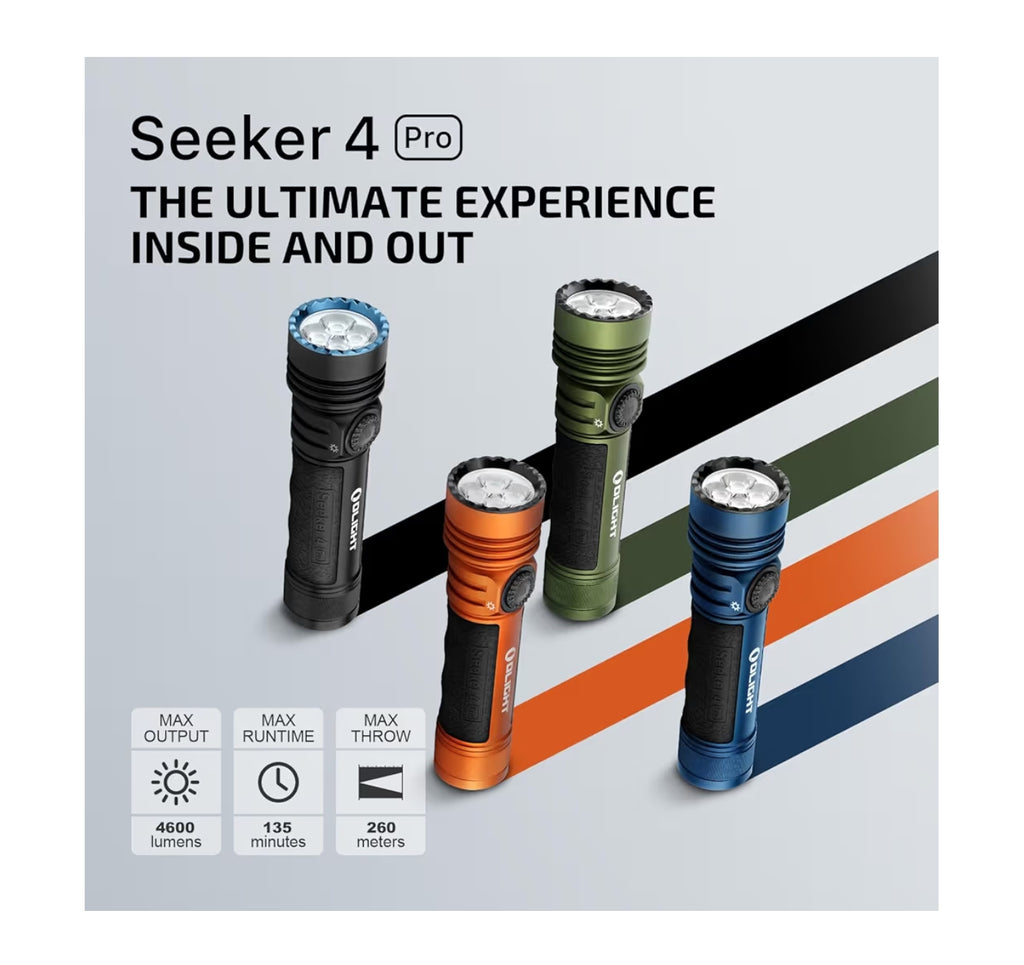 OLIGHT Seeker 4 Pro (Midnight Blue Cool White)