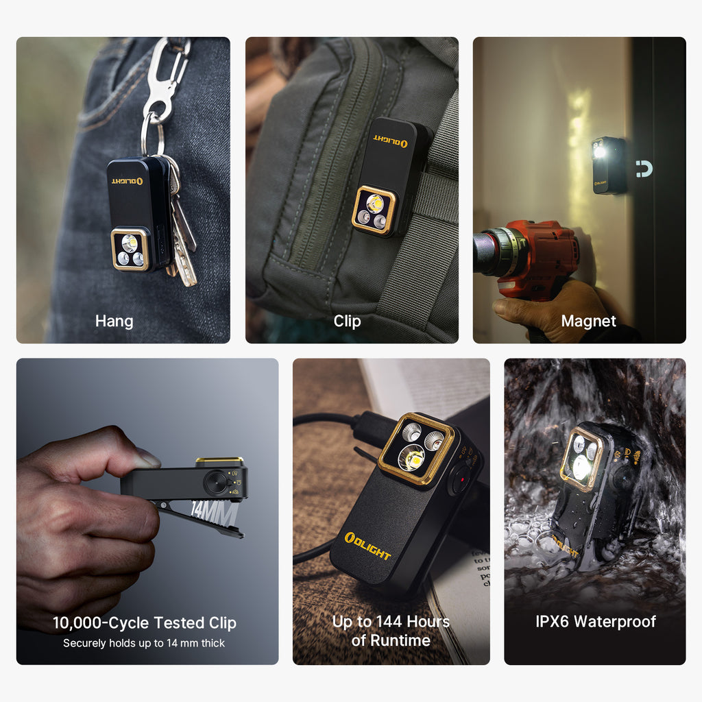 OLIGHT Oclip Pro S (Black Armor Edition)