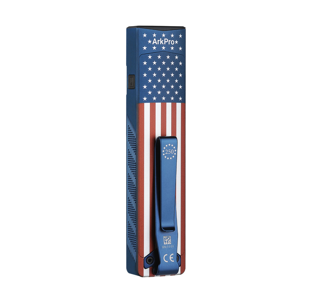 OLIGHT ArkPro Liberty Lines | Limited Edition Flat EDC Flashlight