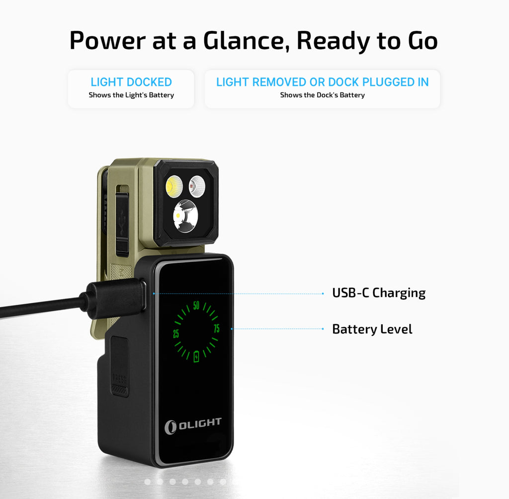 OLIGHT Oclip 2 Ultra & Premium Clip Flashlight (Olive Green)