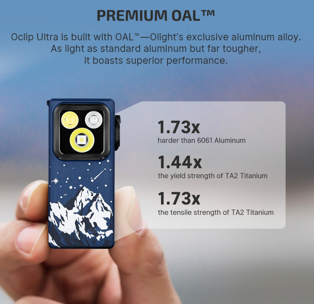 OLIGHT Oclip Ultra EDC (Snowy Summit)