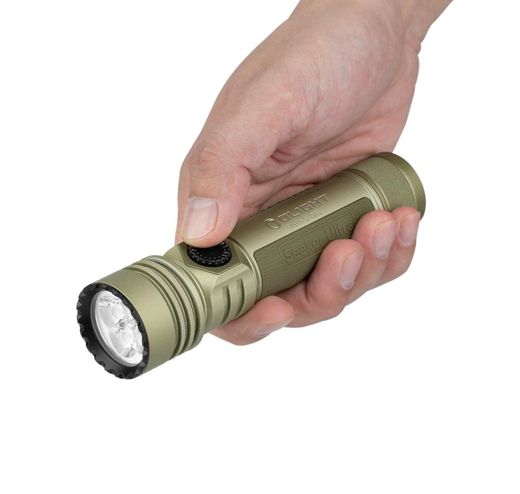 OLIGHT Seeker Ultra High Power Flashlight (Olive Green)